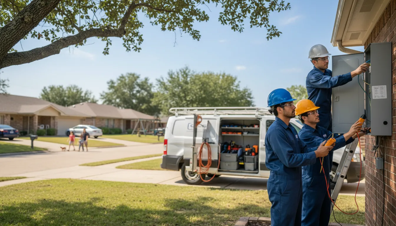 Certified electrician providing emergency electrical services in Thedford, NE